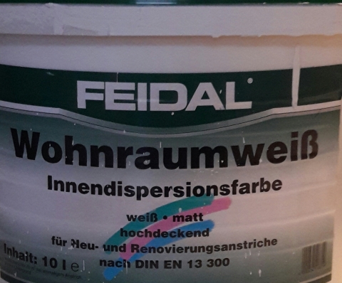 Feidal Muurverf extra dekkend wit 10LTR