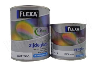 Flexa Colors Zijdeglans watergedragen(acryl) 1ltr donkere- en lichte kleuren