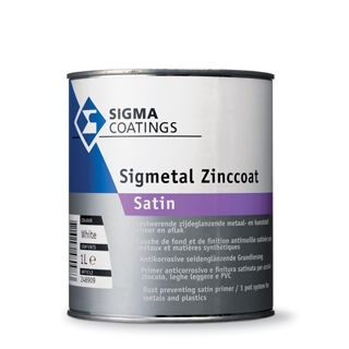 Sigmetal Zinccoat Satin 1ltr donkere kleuren